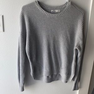 Hollister xs gray sweater